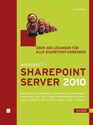 cover image of Microsoft SharePoint Server 2010
